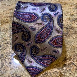 Zegna Multicolored Paisley Men’s Tie